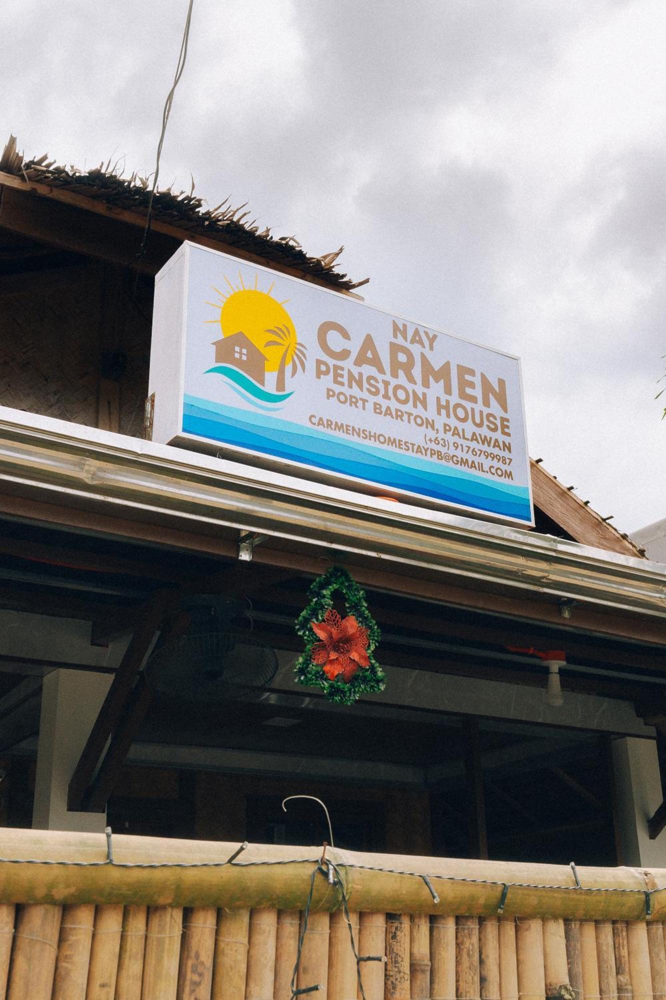 Nay Carmen Pension House Port Barton Itaytay Exterior photo